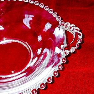 10.5"x8.5" Candlewick Lovely Bowl Vintage * EUC